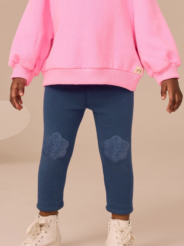 Navy Cosy Leggings (3mths-7yrs)