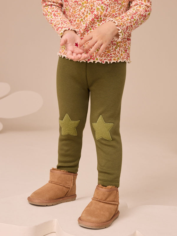 Dark Green Cosy Leggings Immediate