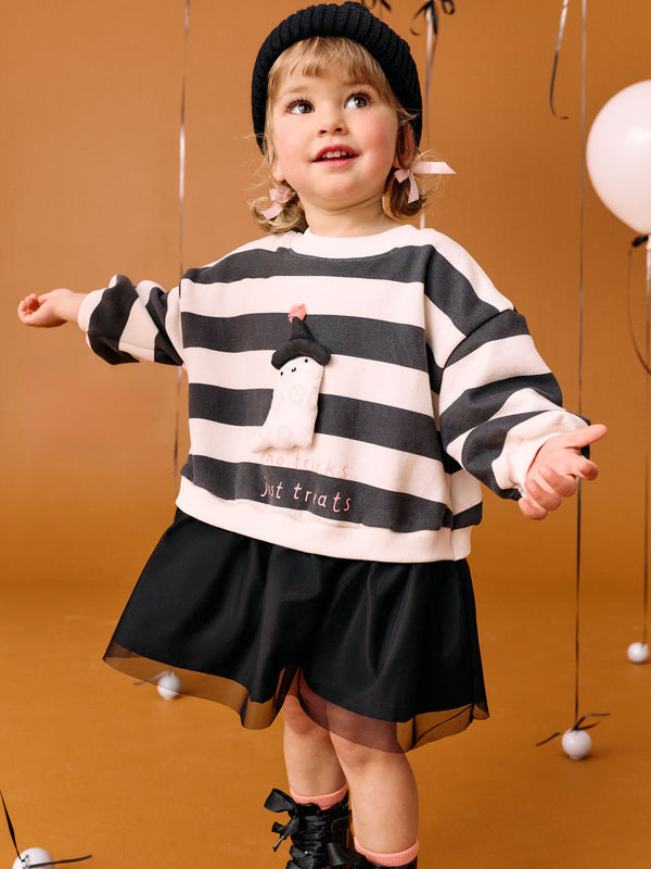Halloween Sweat Party Dress (3mths-7yrs)