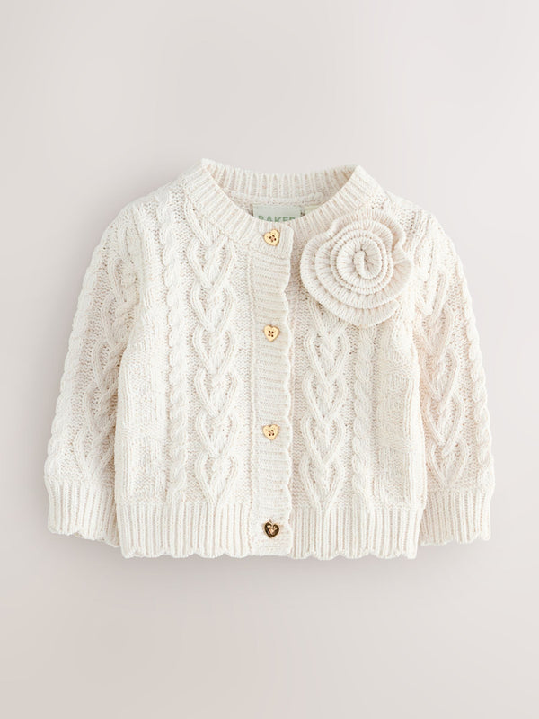 Baker by Ted Baker Knitted Corsage Cardigan