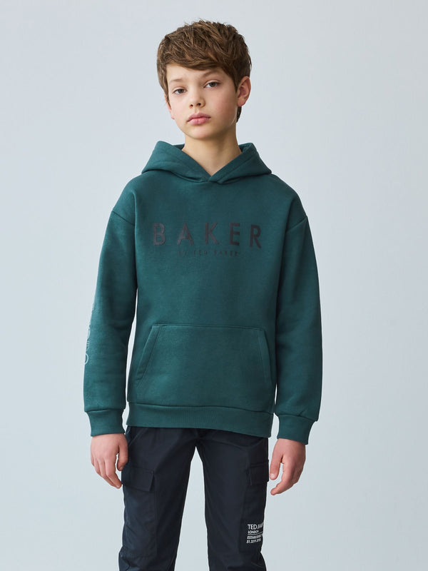 Baker by Ted Baker Green Graphic Hoodie