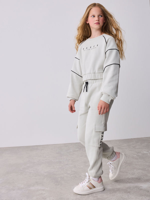 Baker by Ted Baker 2 Piece Metal Sweatshirt and Joggers Set