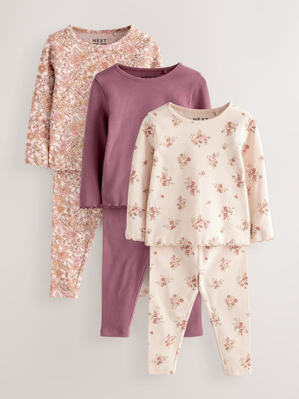 Pink Top and Leggings Set 3 Pack (3mths-7yrs)