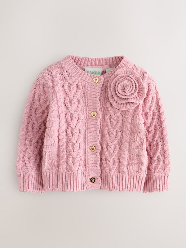 Baker by Ted Baker Knitted Corsage Cardigan