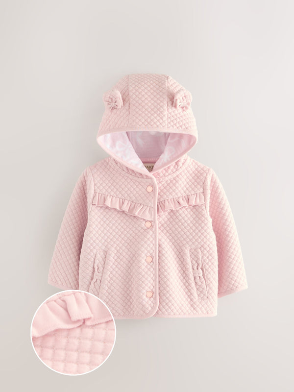 Baker by Ted Baker Lurex Quilted Hooded Jacket