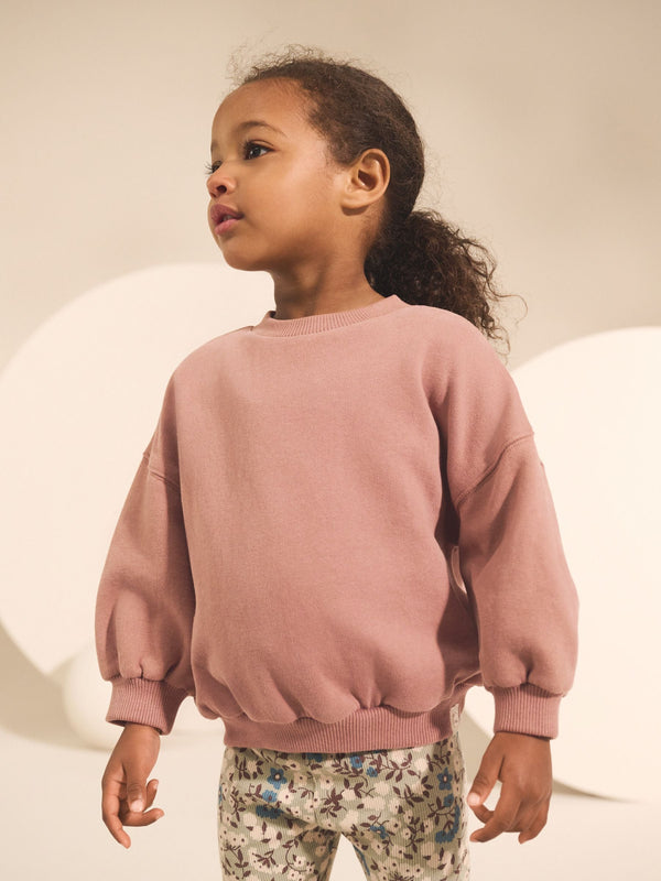 Mocha Brown Crew Sweatshirt (3mths-7yrs)