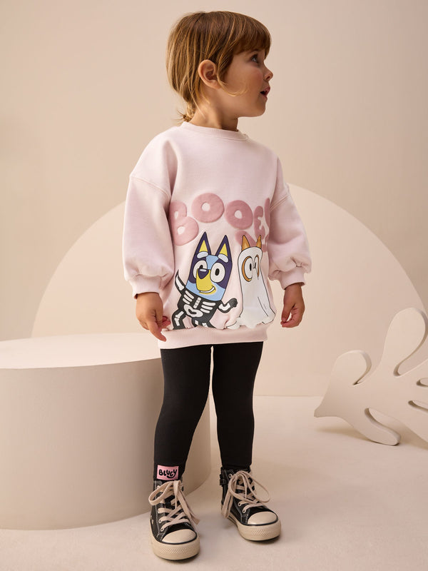 Pink Bluey Halloween Sweatshirt & Leggings Set (12mths-7yrs)