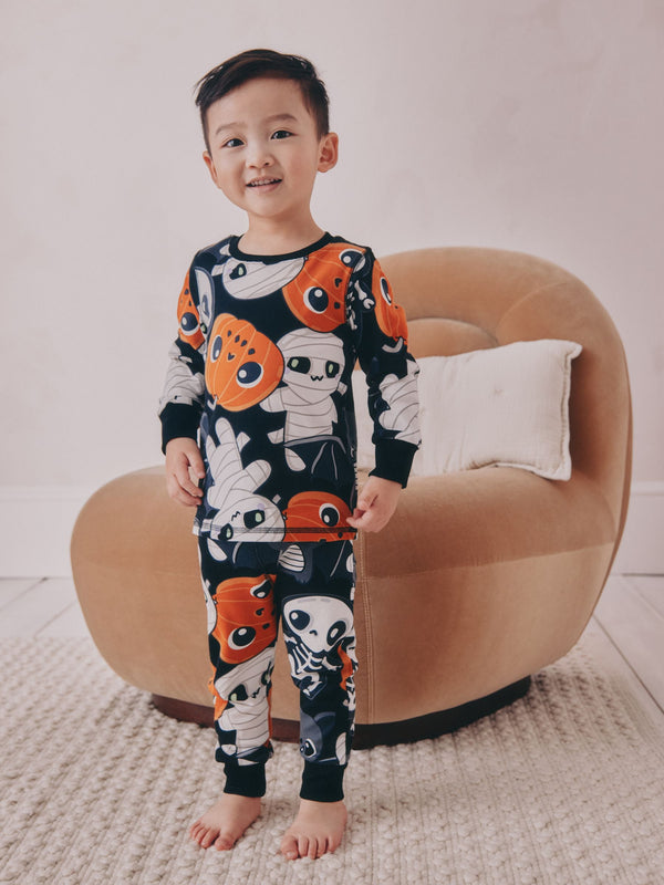 Black Fit Single Snuggle Pyjamas (9mths-10yrs)