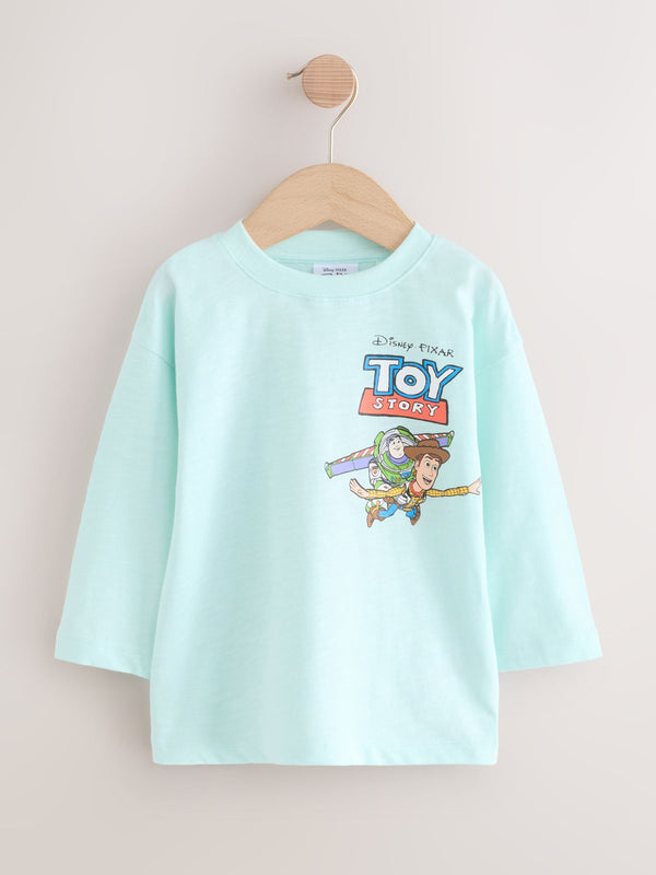 Pale Blue Toy Story Long Sleeve T-Shirt (3mths-8yrs)