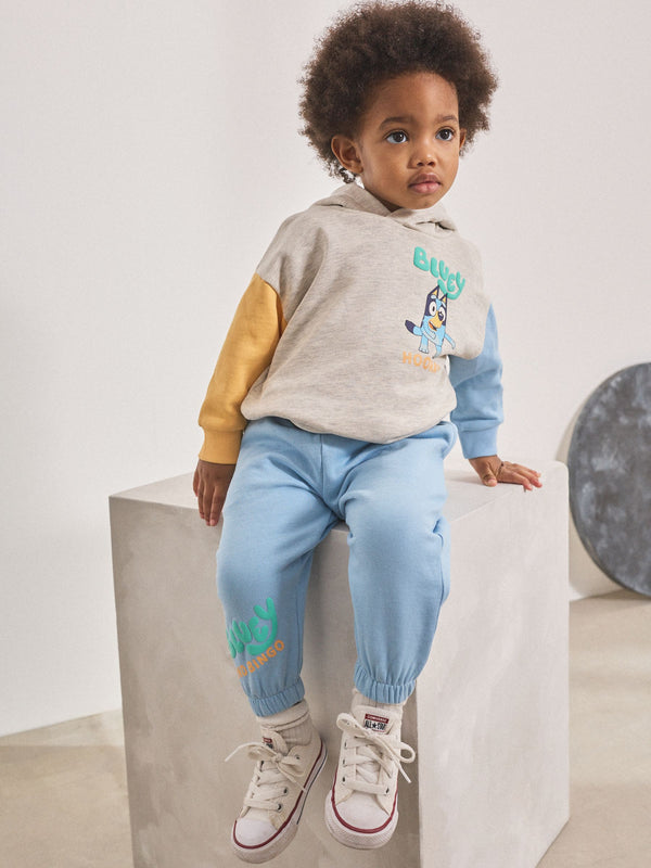 Ecru Marl Bluey Hoodie and Joggers Set (12mths-8yrs)