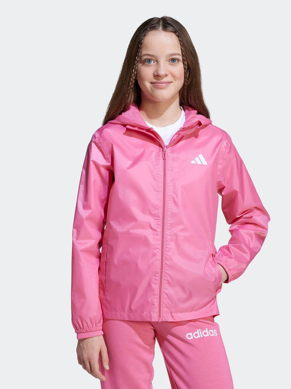 adidas Pink Waterproof Rain Kids Jacket