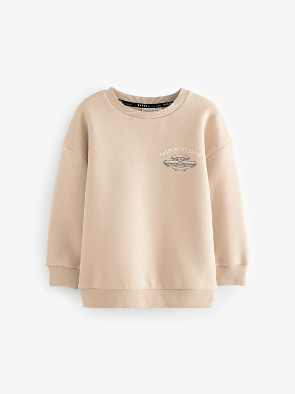 Baker by Ted Baker Stone Graphic Sweatshirt