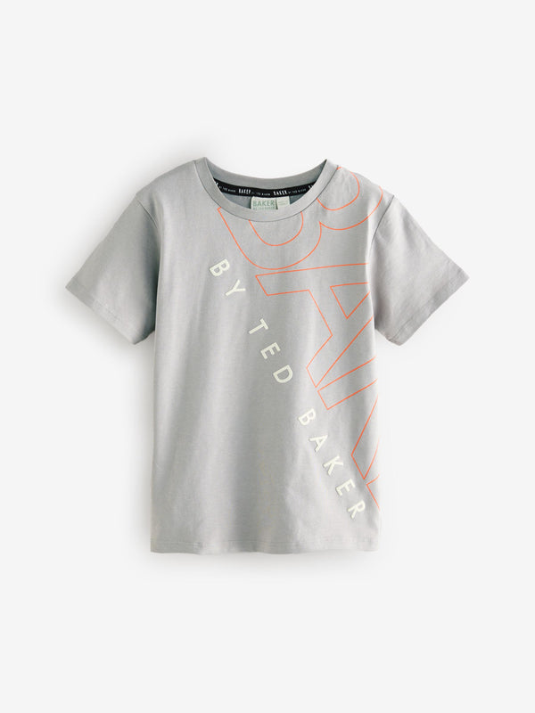Baker by Ted Baker 100% Cotton Back Graphic T-Shirt
