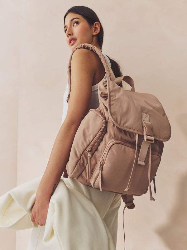 Nude Nylon Rucksack