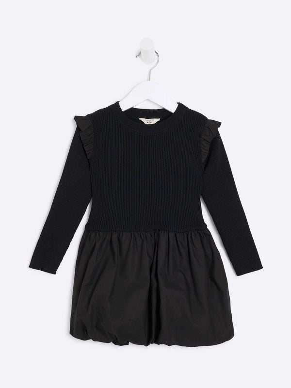 River Island Black Girls Puffball Dress