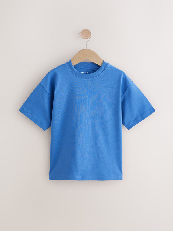 Soft Blue Relaxed Fit Short Sleeve T-Shirt (3-16yrs)
