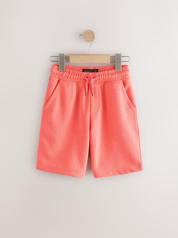 Coral Pink Regular Fit Basic Shorts (3-16yrs)