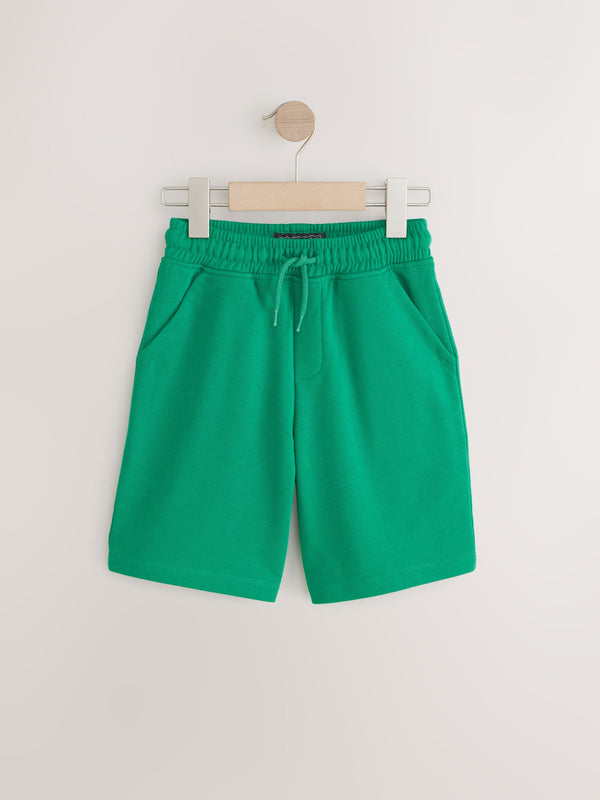 Bottle Green Regular Fit Basic Shorts (3-16yrs)