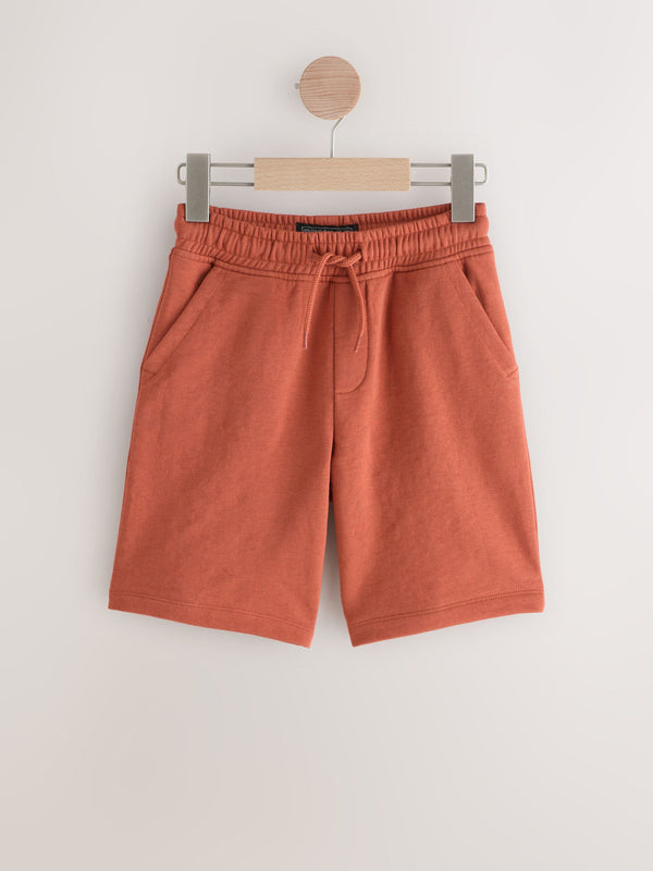 Rust Brown Regular Fit Basic Shorts (3-16yrs)