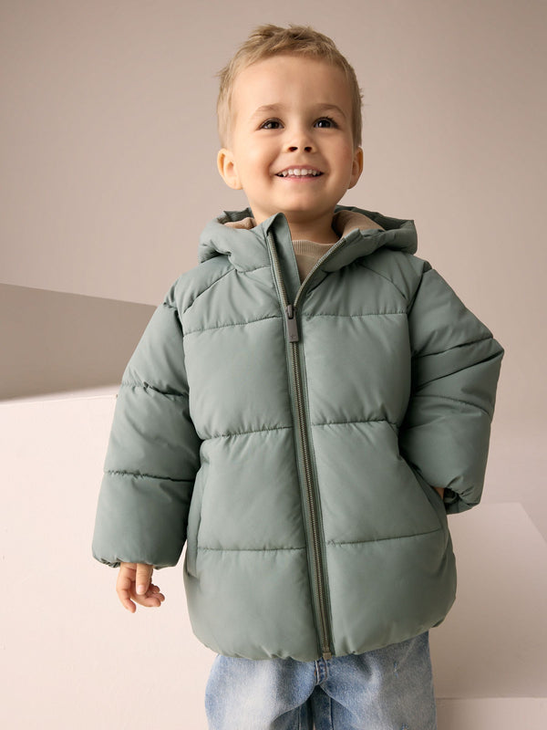 Green Padded Coat (3mths-7yrs)