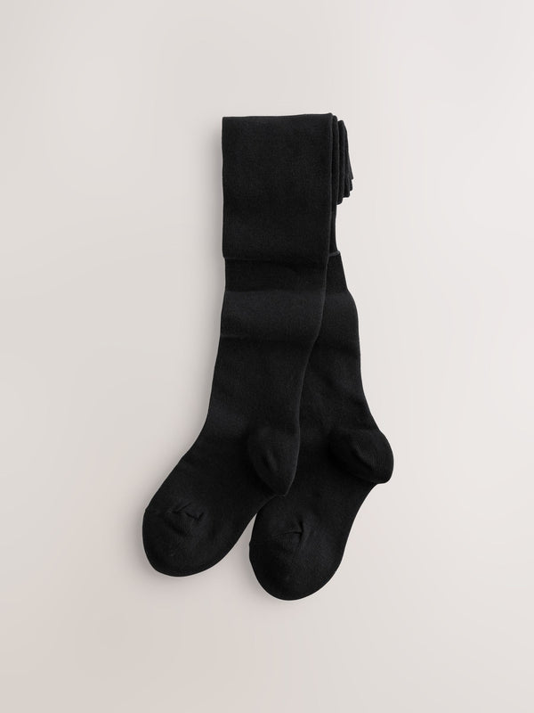 Navy Blue Cotton Rich School Tights