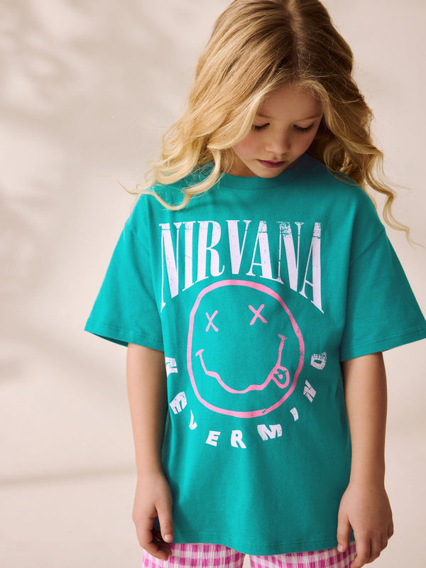 Green Nirvana T-Shirt (3-16yrs)