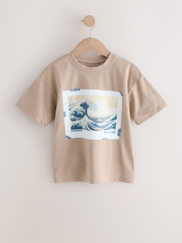 Stone Hokusai Wave T-Shirt (3-16yrs)