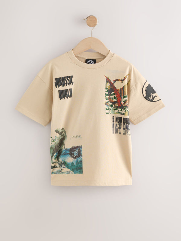 Stone Jurassic World 100% Cotton T-Shirt (3-16yrs)