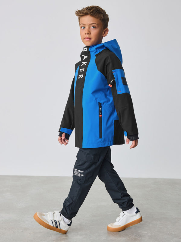 Baker by Ted Baker Shower Resistant Colourblock Coat