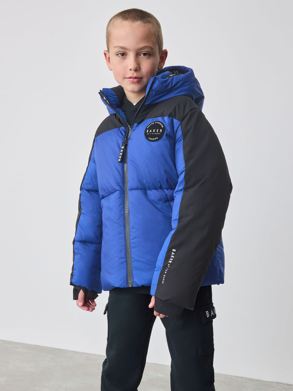 Baker By Ted Baker Shower Resistant Colourblock Padded Jackets