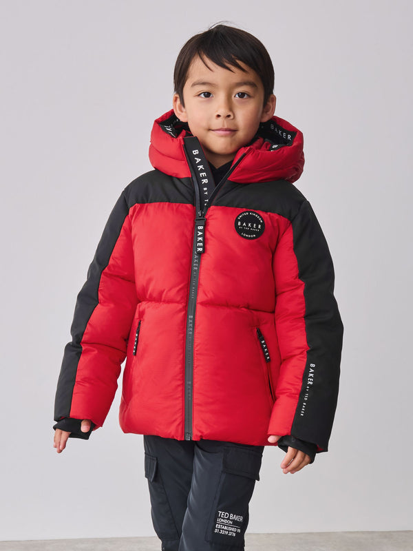 Baker By Ted Baker Shower Resistant Colourblock Padded Jackets