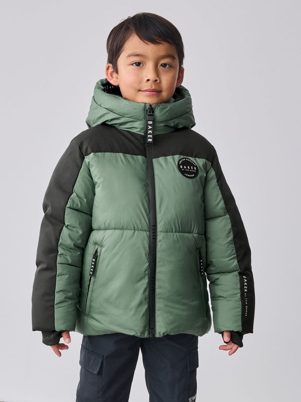 Baker By Ted Baker Shower Resistant Colourblock Padded Jackets