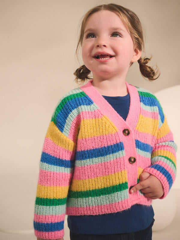 Rainbow V-Neck Cardigan (3mths-7yrs)