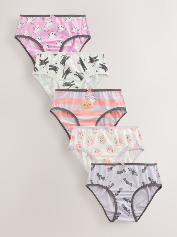 Orange Halloween Briefs 5 Pack (1.5-14yrs)