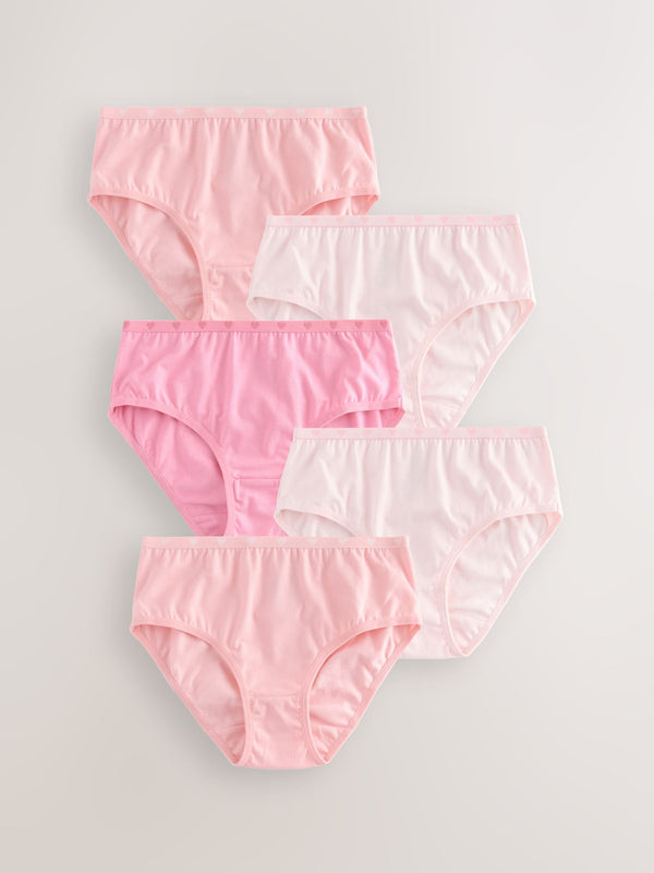 Pink Briefs 5 Pack (1.5-16yrs)