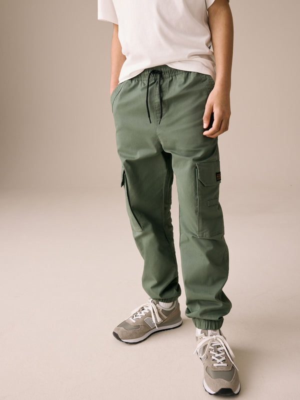 Green Cargo Trousers (3-16yrs)