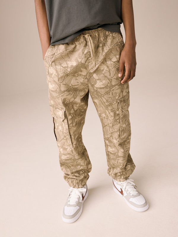 Stone Camo Cargo Trousers (3-16yrs)
