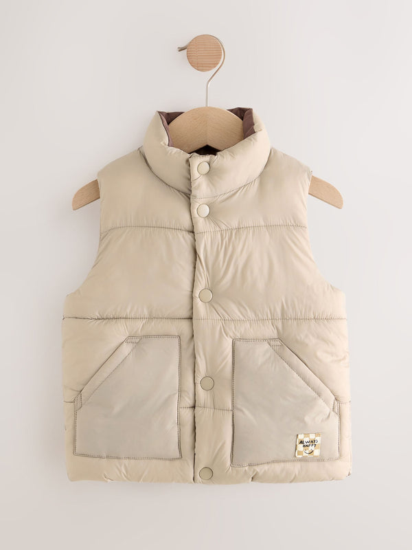 Neutral Padded Gilet (3mths-10yrs)
