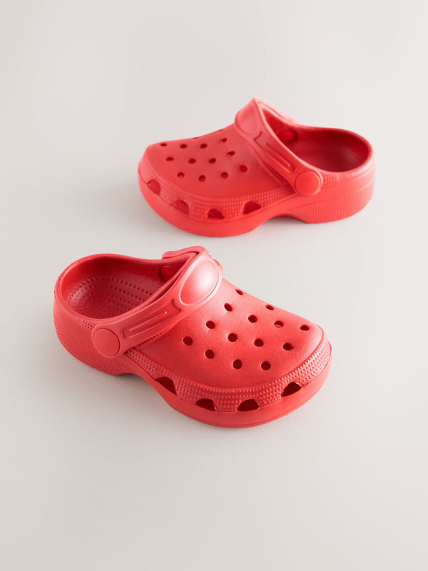 Red Standard Fit (F) Clogs