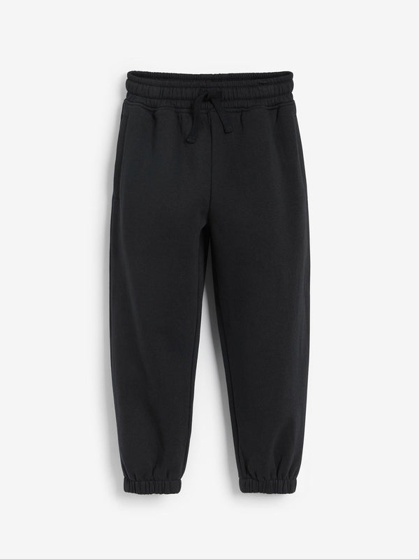 New Black Regular Fit Joggers (3-16yrs)