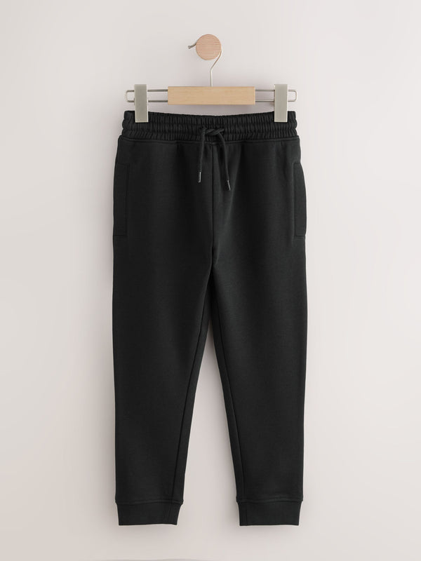 New Black Slim Fit Joggers (3-16yrs)