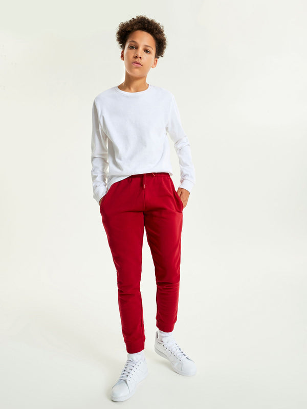 Bright Red Slim Fit Joggers (3-16yrs)
