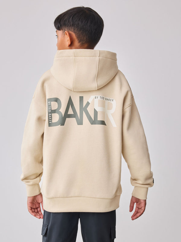 Baker by Ted Baker Oversized Back Graphic Print Hoodie