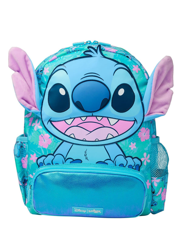 Smiggle Blue Junior Stitch Hoodie Backpack