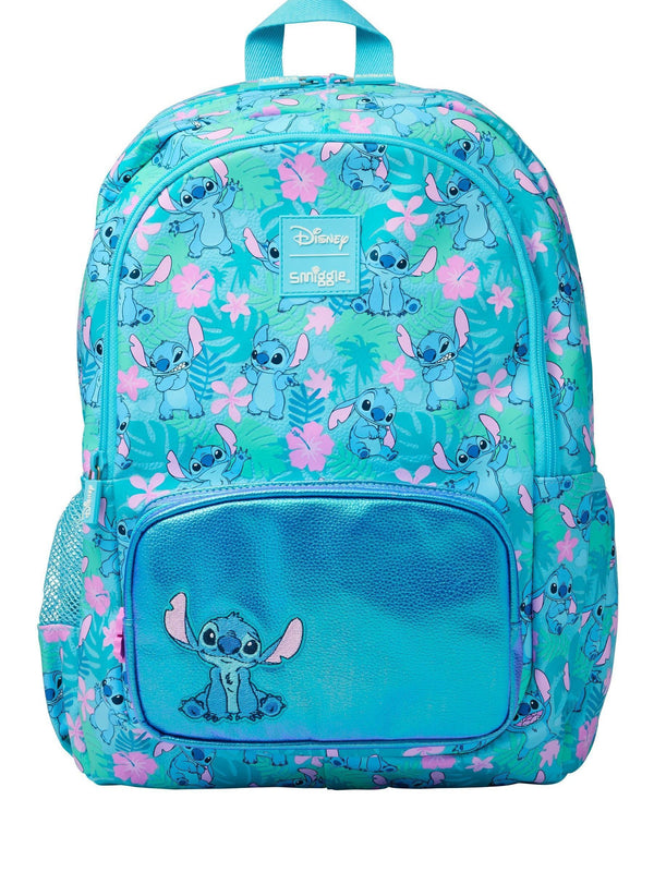 Smiggle Blue Stitch Classic Backpack