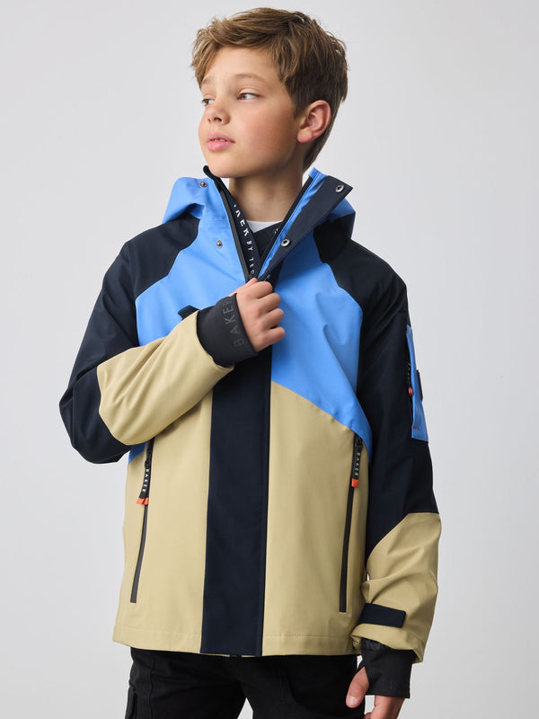 Baker by Ted Baker Shower Resistant Colourblock Coat