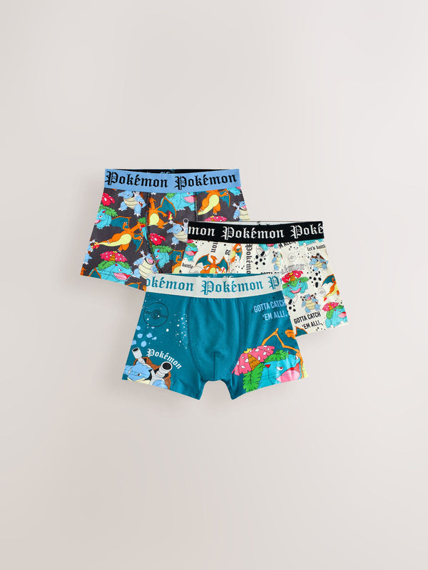 Multi Pokemon Trunks 3 Pack (5-12yrs)