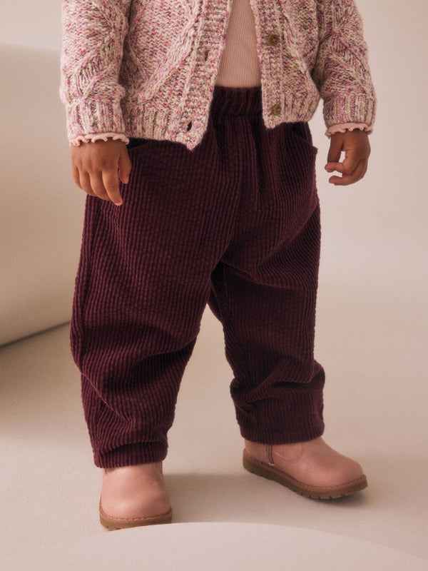 Plum Purple Cord Trousers (3mths-7yrs)