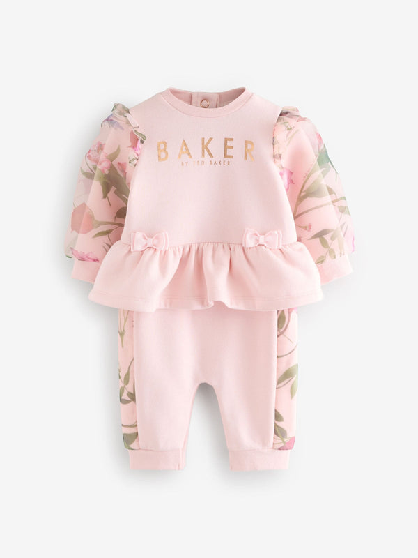 Baker by Ted Baker Pink Rompersuit