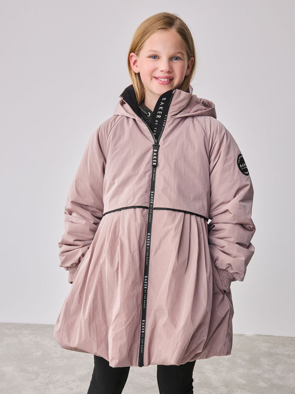 Baker by Ted Baker Shower Resistant Pleated Raincoat
